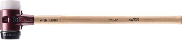 HALDER 3027100 Vorschlaghammer SIMPLEX Kopf-D.100mm L1000mm Superplast.weiß/Gum.