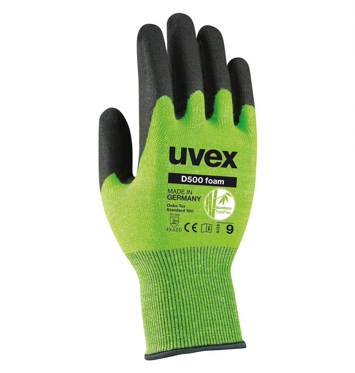 Uvex 6060411 Schutzhandschuhe D500 foam 60604 Größe 11