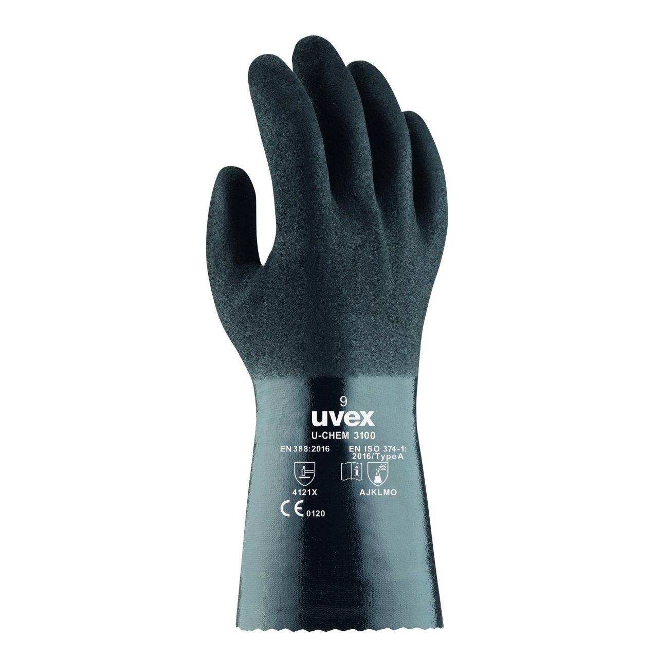 Uvex 6096808 Schutzhandschuhe u-chem 3100 60968 Größe 8