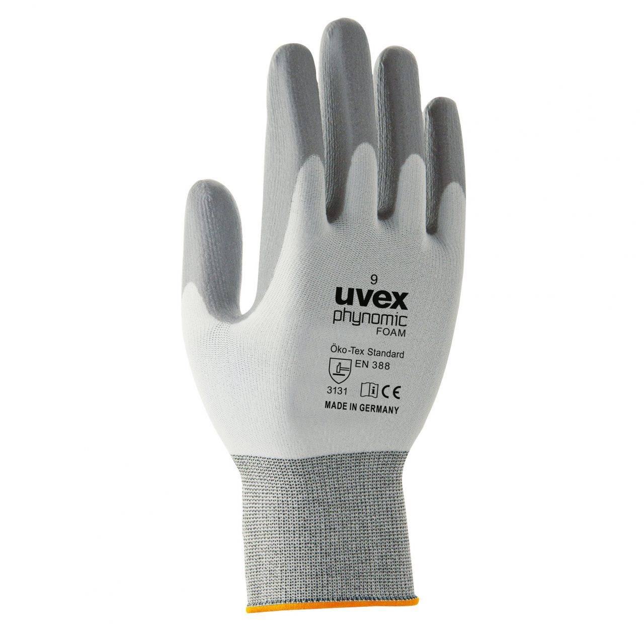 Uvex 6005007 Schutzhandschuhe phynomic foam 60050 Größe 7