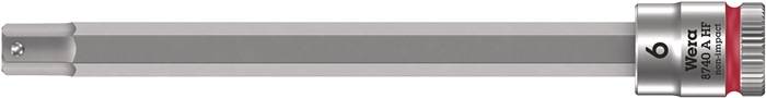 WERA 5003338001 Steckschlüsseleinsatz 8740 A HF 1/4 Zoll Schlüsselweite 6 mm Län