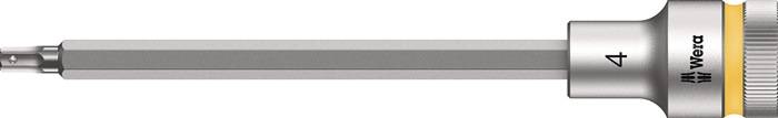 WERA 5003840001 Steckschlüsseleinsatz 8740 C HF 1/2 Zoll Schlüsselweite 4 mm Län