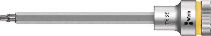 WERA 5003851001 Steckschlüsseleinsatz 6767 C HF TORX® 1/2 Zoll T25 Länge 140 mm