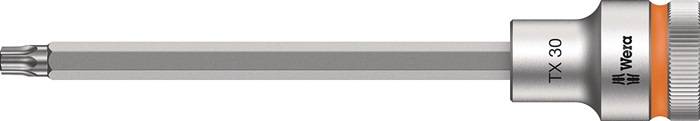 WERA 5003853001 Steckschlüsseleinsatz 6767 C HF TORX® 1/2 Zoll T30 Länge 140 mm