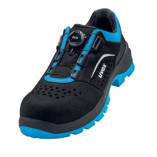 Uvex 9558246 2 xenova® Halbschuhe S1P 95582 schwarz, blau Weite 11 Größe 46