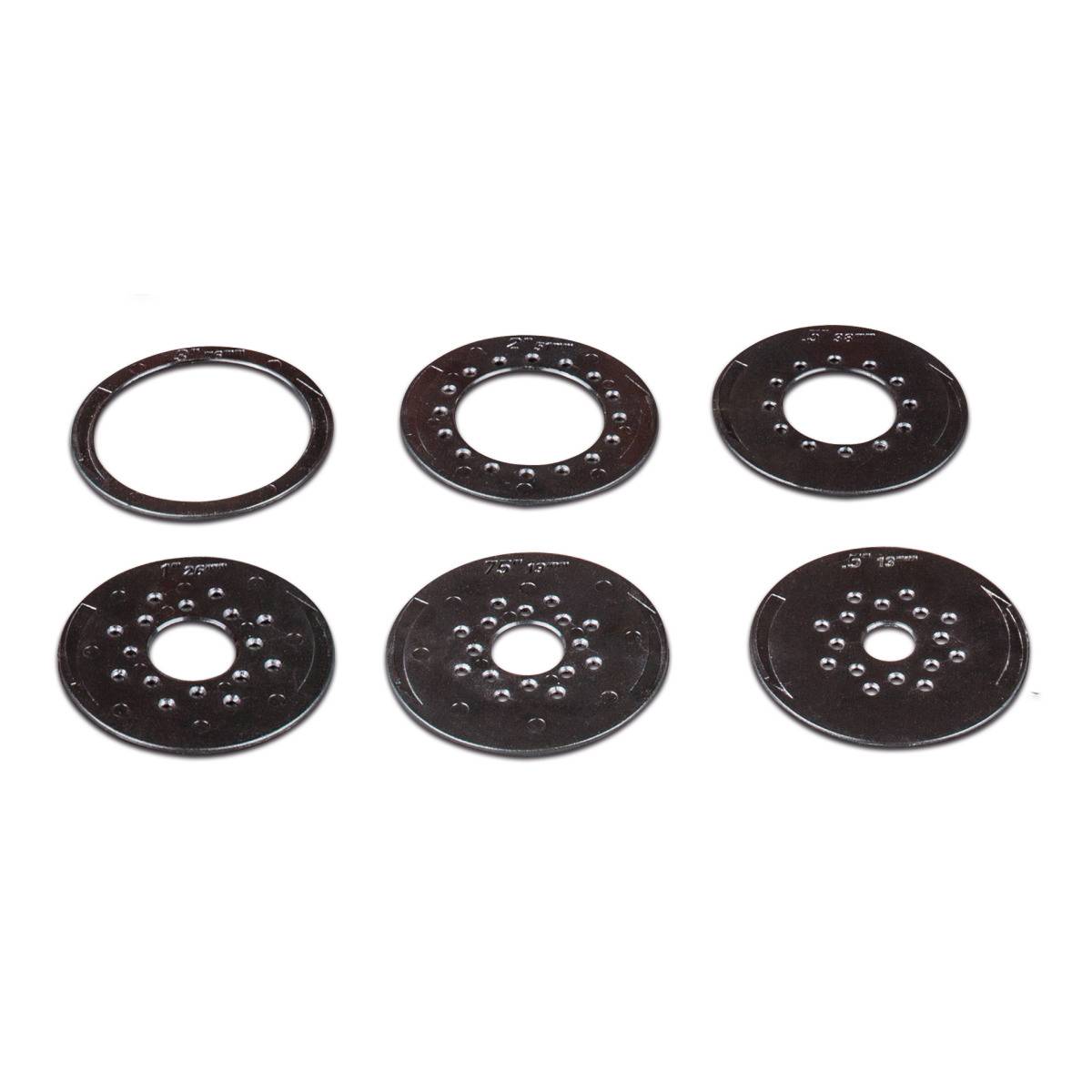 HOLZSTAR 5913500 Ø 13/19/26/38/51/76 mm Tischeinlagen-Set