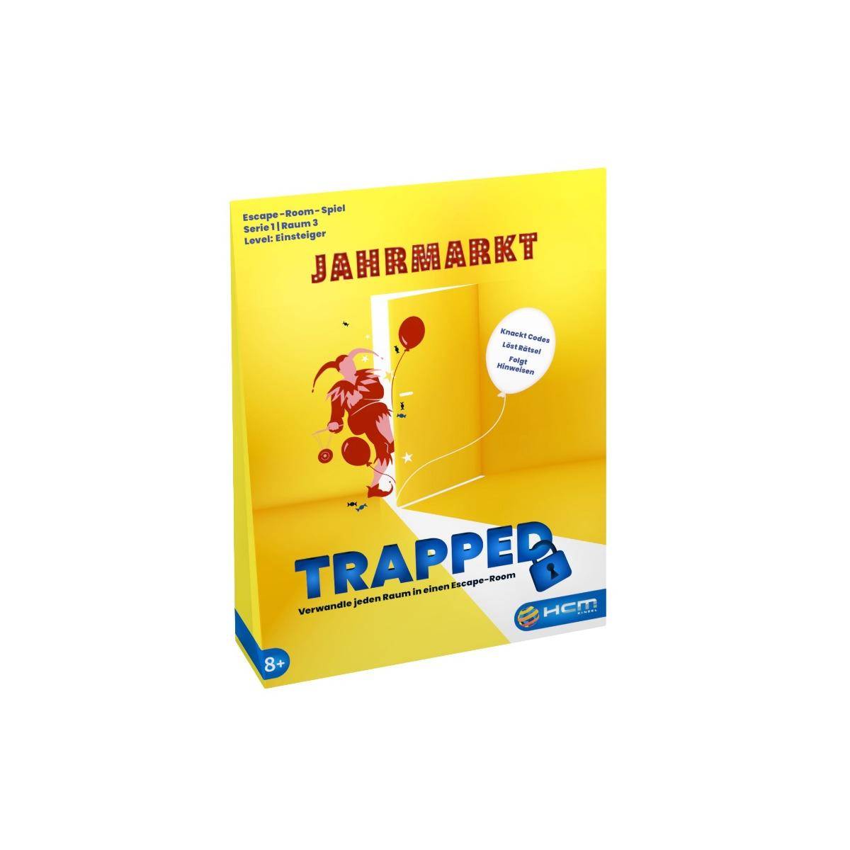 HCM55166 - Trapped: Der Jahrmarkt - Escape Abenteuer, 2-6 Spieler, ab 8 Jahren (DE-Ausgabe)