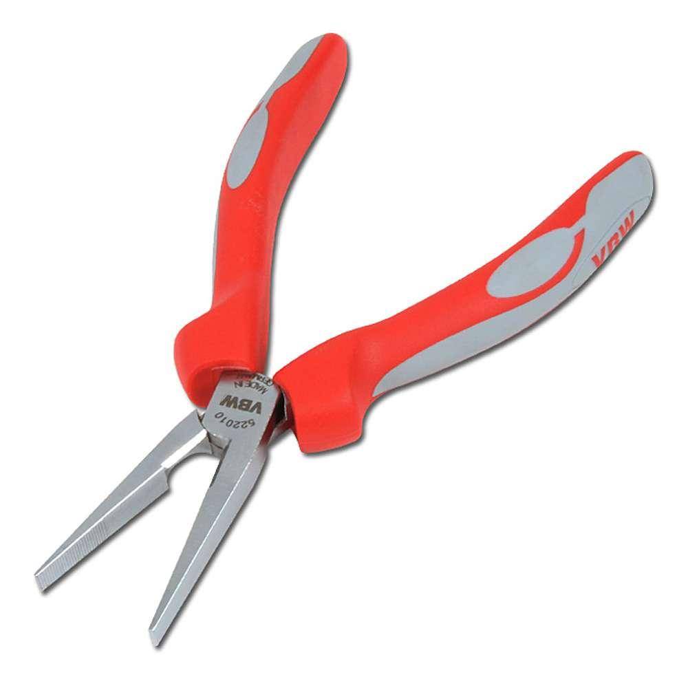 Flachzange - Länge 160 mm - verchromt - Mehrkomponentengriffe