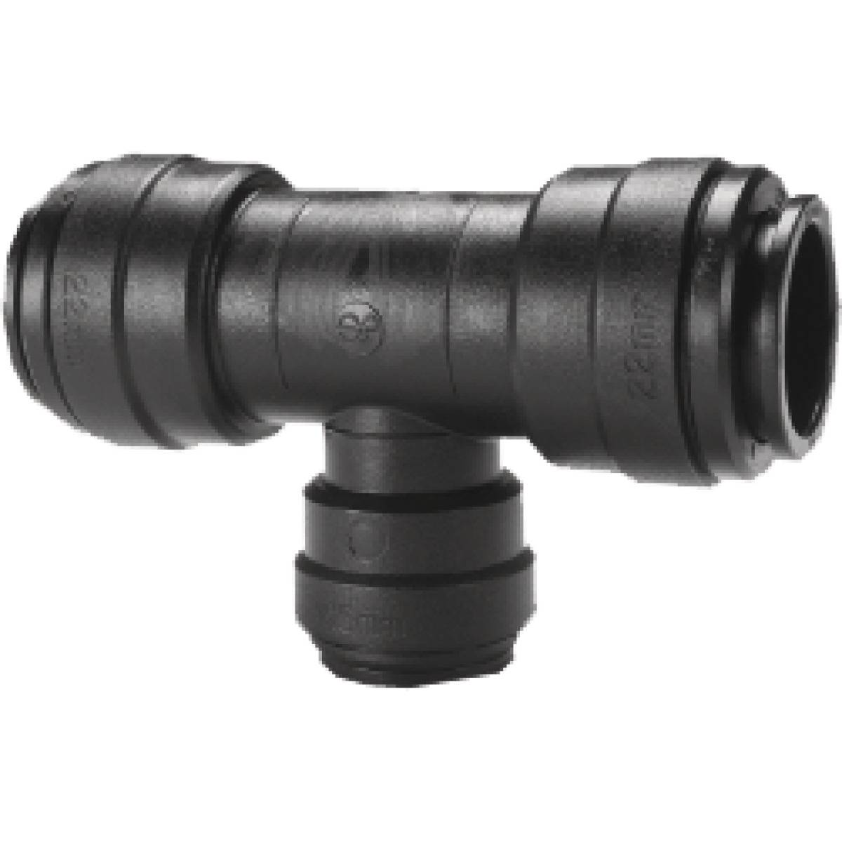 AIRCRAFT 2153022 T-Reduzier-Steckverbinder (POM) 22/15 mm