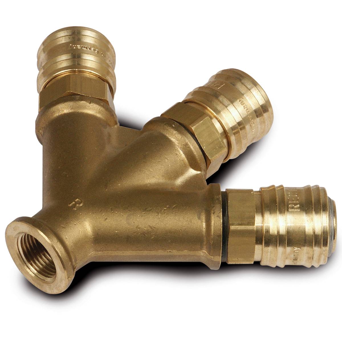 Aircraft 2201095 Verteiler 3 x 3/8'' mit Kupplung