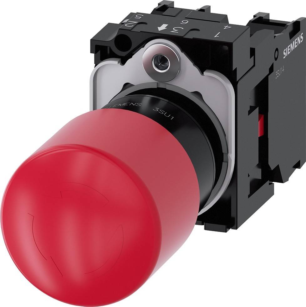 Siemens Dig.Industr. Not-Halt-Pilzdrucktaster 3SU1100-1GB20-1PA0