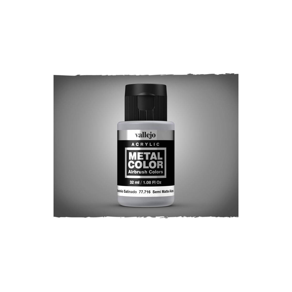 VAL-77.716 - Metallfarbe - Semi Matt Aluminium, 32 ml