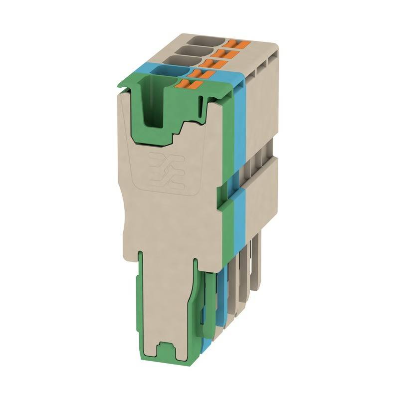 Weidmüller Stecker APG 4/5-3BG-BL-GN