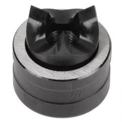 Spalt-Blechlocher Tristar - ALFRA - für Normalstahl St 37 - Durchmesser 18,6 mm