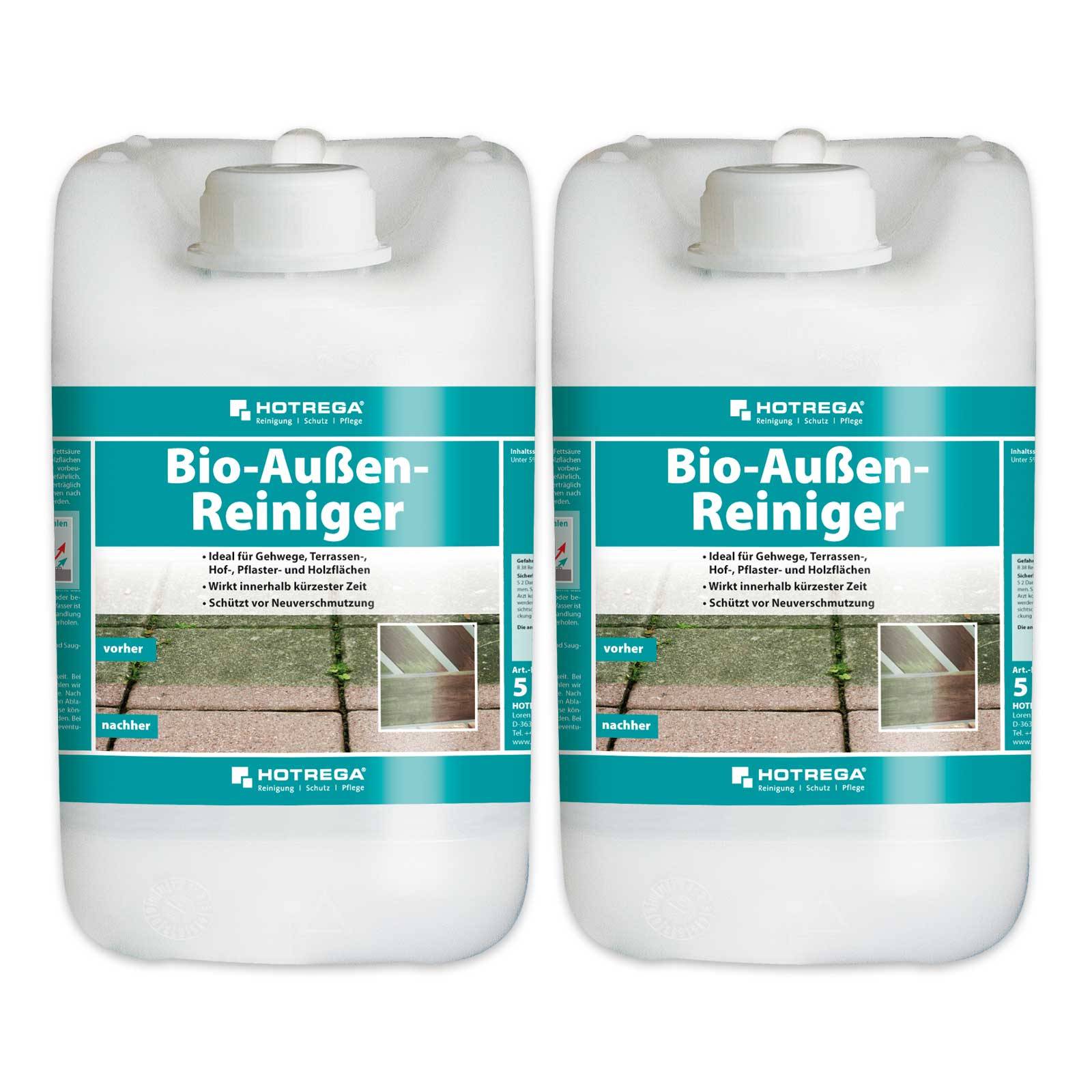 HOTREGA Bio Außen Reiniger Konzentrat 2x 5 Liter - Menge:2