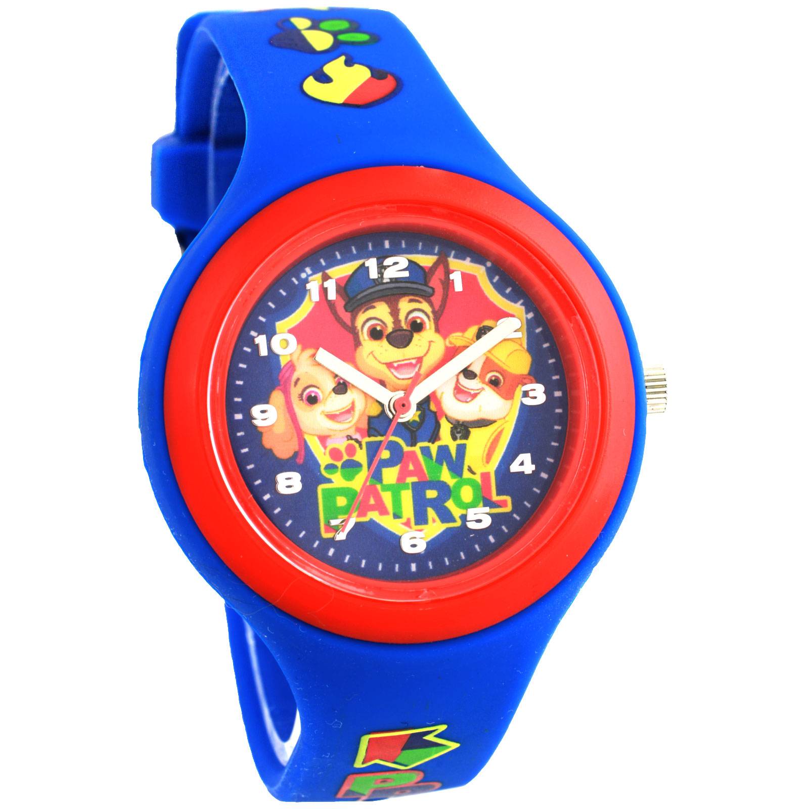 PAW Patrol Kinderarmbanduhr Analog Quartz mit Silikonarmband Chase, Skye & Rubbl - 7-PP0156LD0 Ostergeschenk