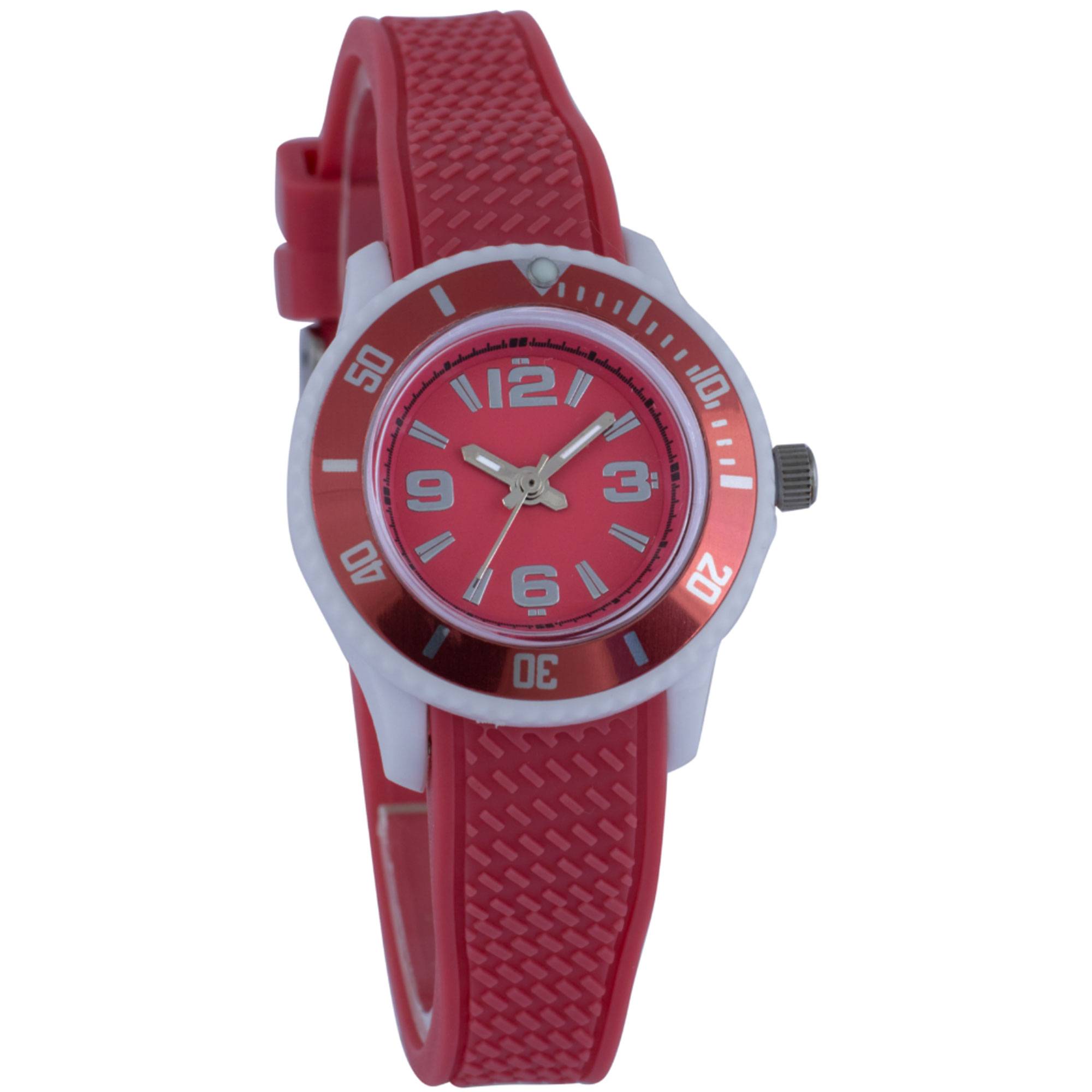 Damenarmbanduhr mit Silikonarmband Analog Sportuhr 29 mm Japanisches Quarzuhrwerk Quarzuhr - 2-AN0121-3