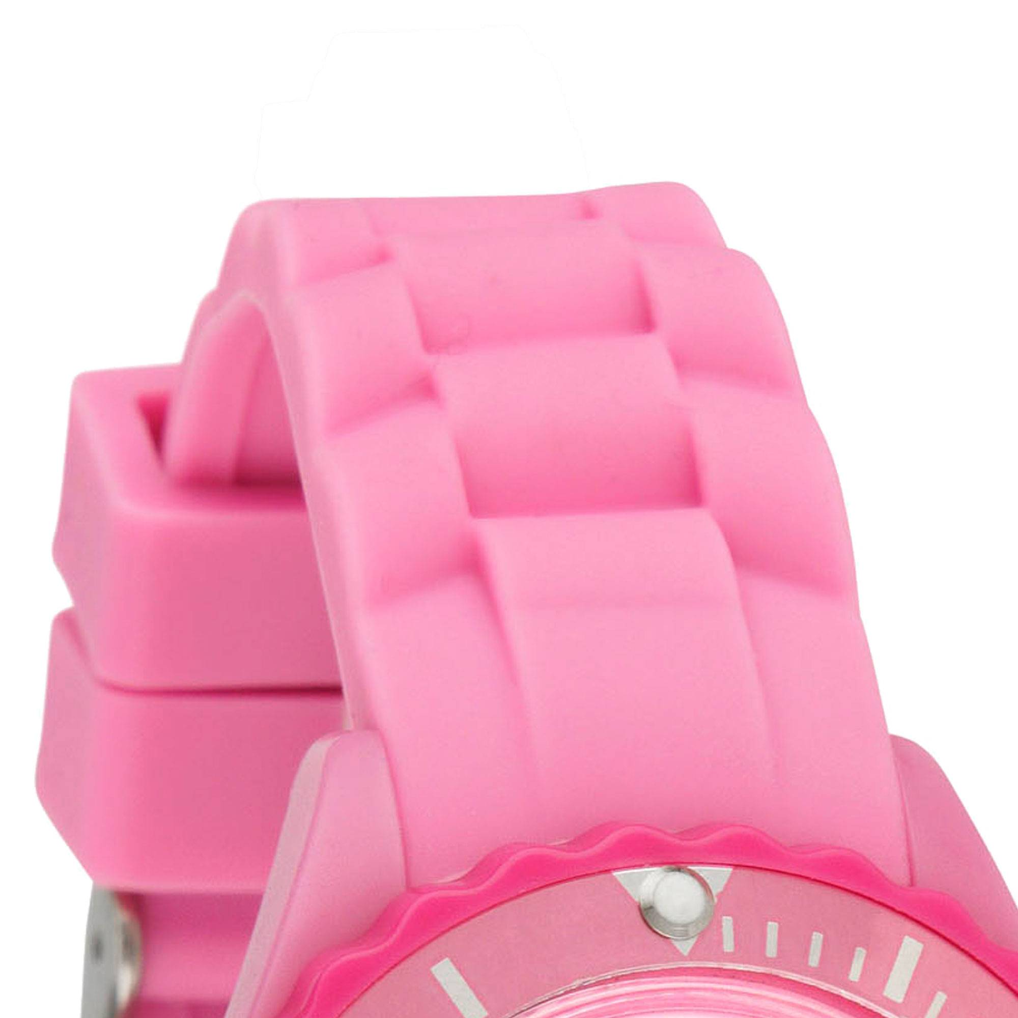 Miraval Kinderarmbanduhr mit Silikonarmband 34 mm Quarzuhrwerk Quarzuhr Lernziffernblatt Kinderuhr Rosa  - 2-MV1001-2 Ostergeschenk