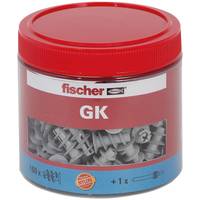 fischer 531028 - Dübel - Gipsblock - Nylon - Grau - 22 mm - 4 cmGK tin - 160