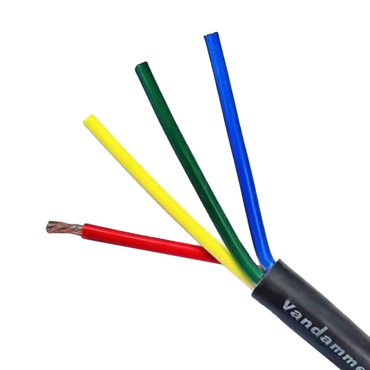 Van Damme Ecoflex Install LSZH Speaker Multicore 4 x 2.50mm² Lautsprecher Installationskabel Meterware