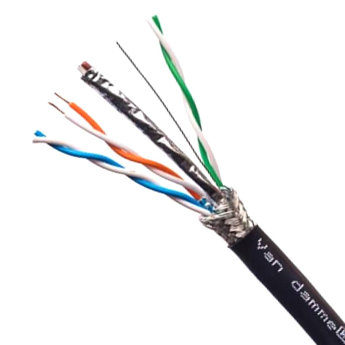 Van Damme TourCat Cat 7 solid S/FTP PUR Netzwerkkabel Meterware