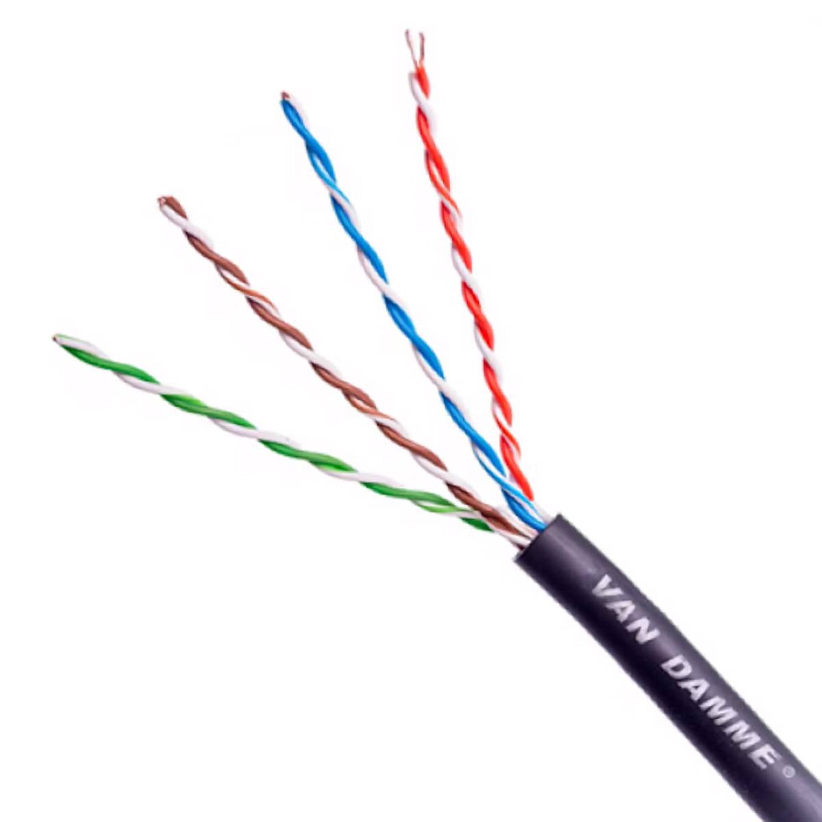 Van Damme Cat 6 U/UTP Solid unscreened EtherCON Netzwerkkabel 10m