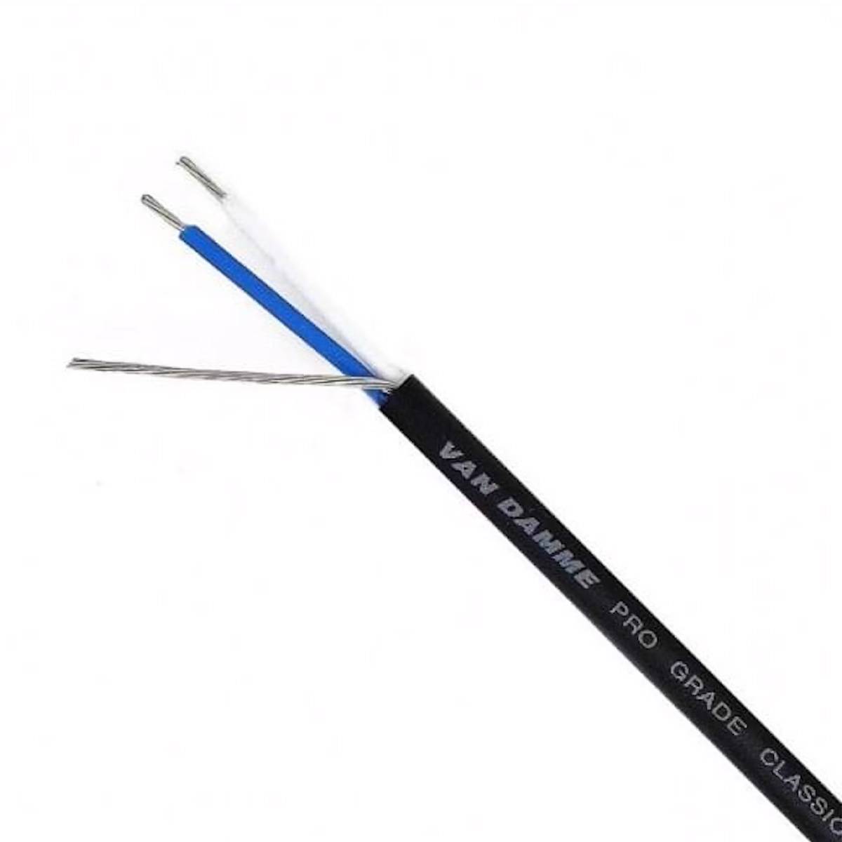 Van Damme XKE 1 Pair Install Rack- & Patchkabel Grau Meterware