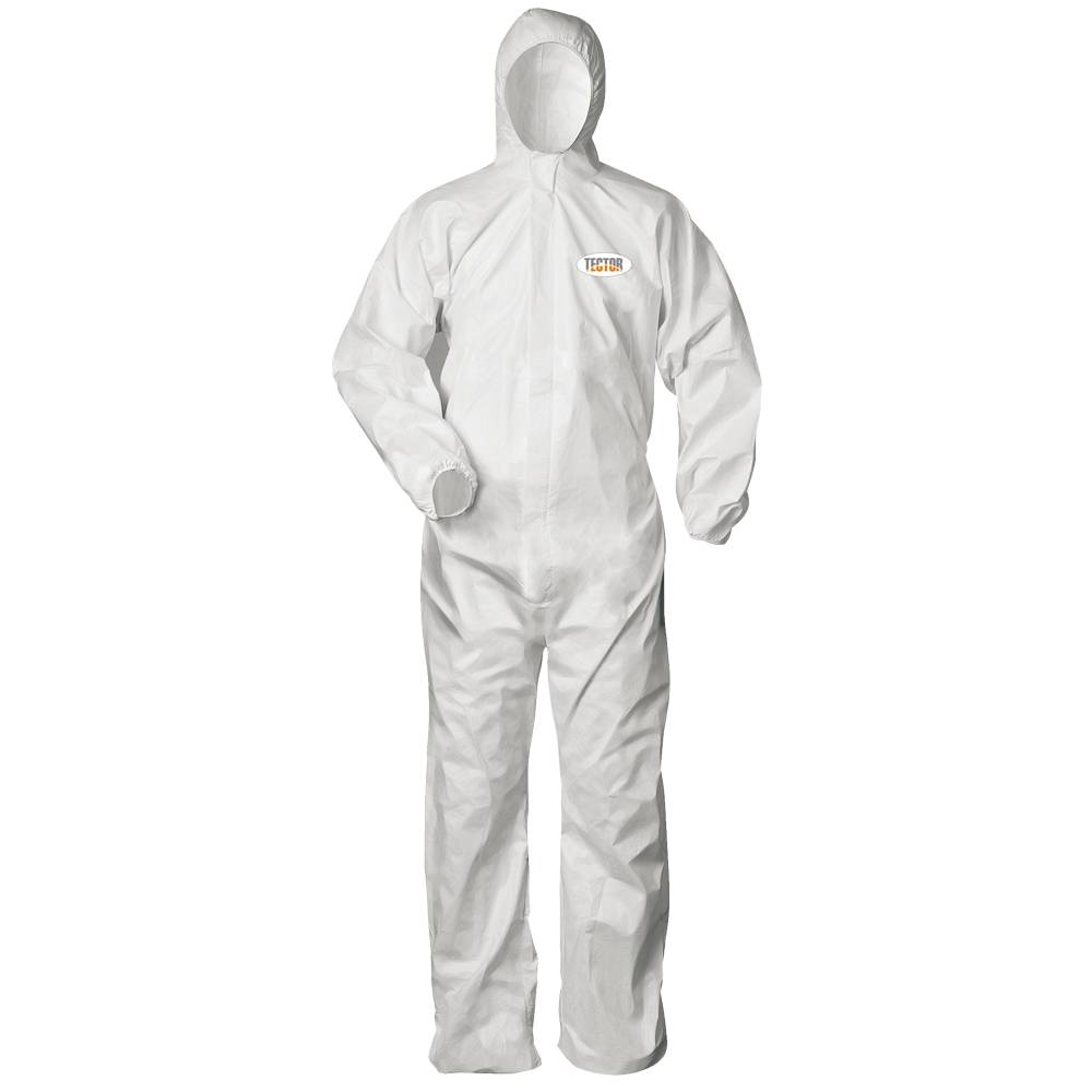 KAROW Schutzanzug TECTOR® PSA Kategorie 3, TYP 5-B/6-B, Weiss 29601-2