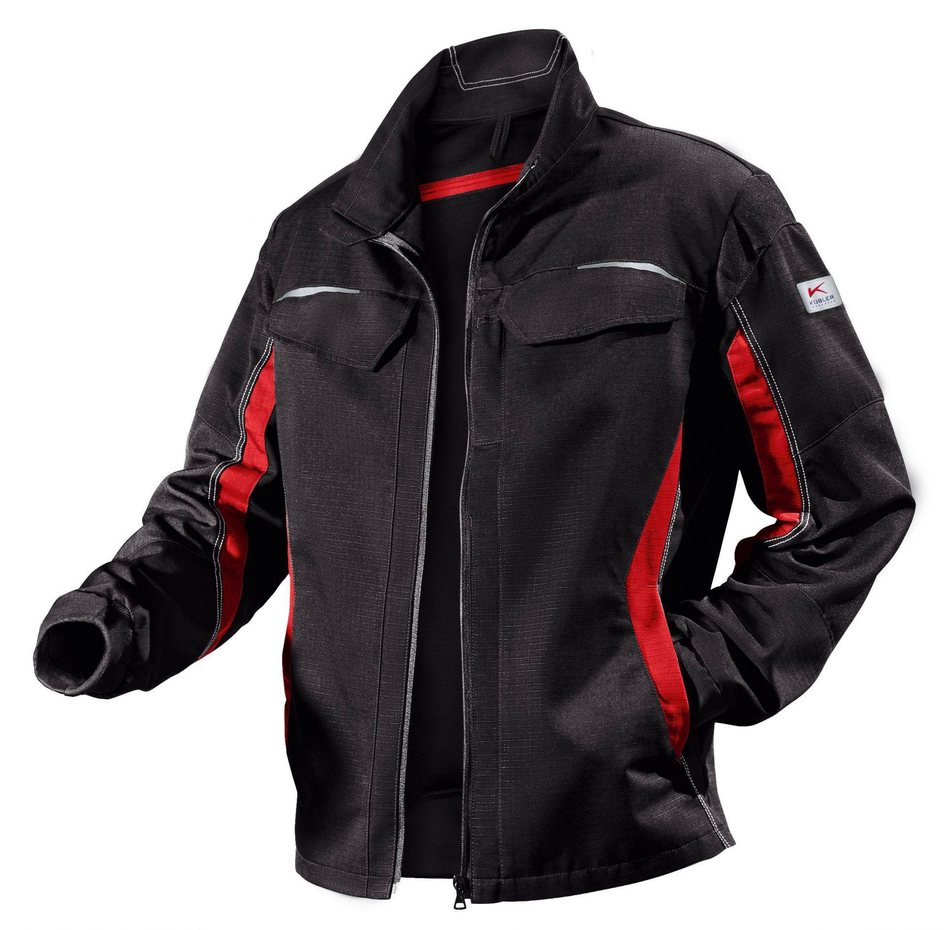 Kübler Jacke Pulsschlag Farbe: Schwarz/Rot Gr. 56