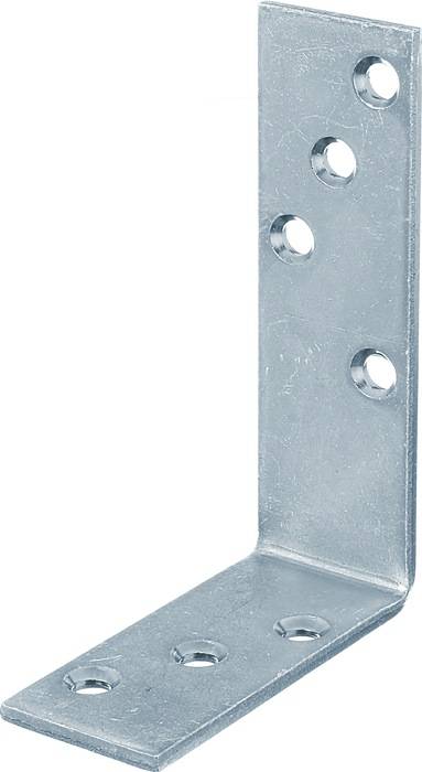 GAH 332303 Balkenwinkel L120x80 mm Breite 35 mm ungleichschenklig Stahl roh gal