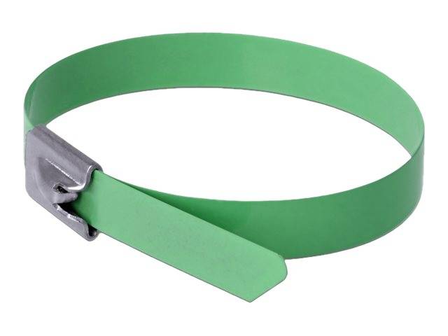 DeLOCK - Kabelbinder - 50 cm - grün (Packung