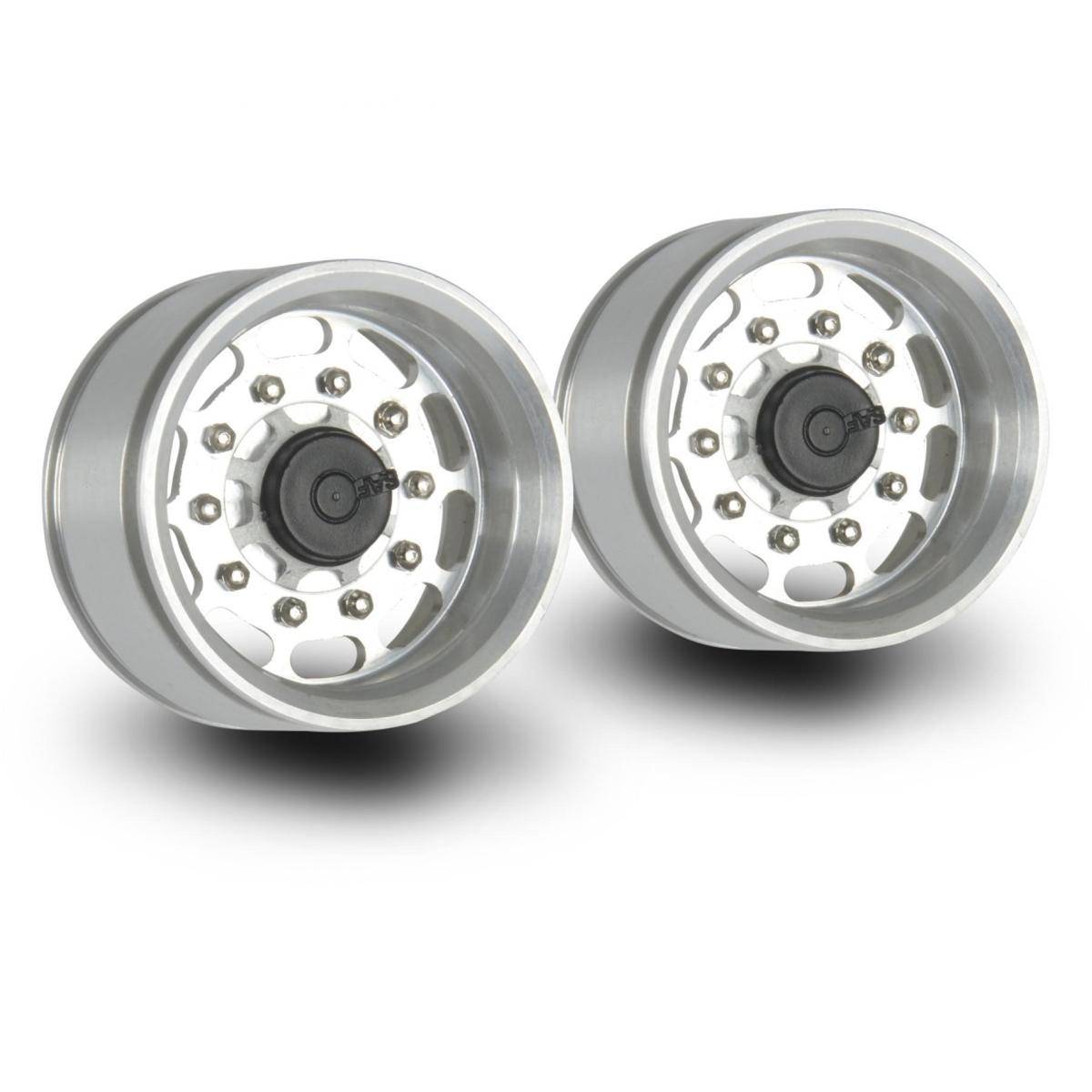 500907350 - Modellbauteil,1:14 Alu Aufliegerfelge Langloch (2) ml