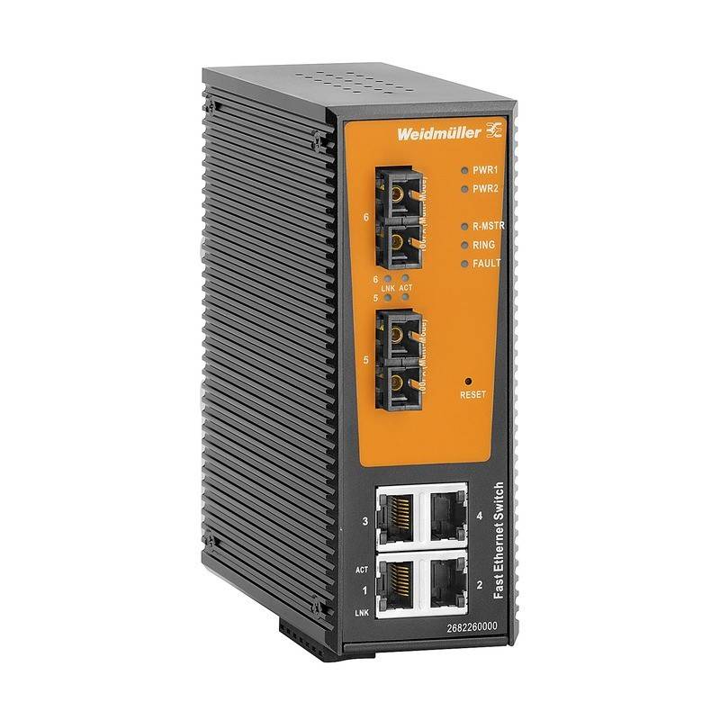 Weidmüller Netzwerk-Switch IE-SW-AL06LM-4TX-2SC