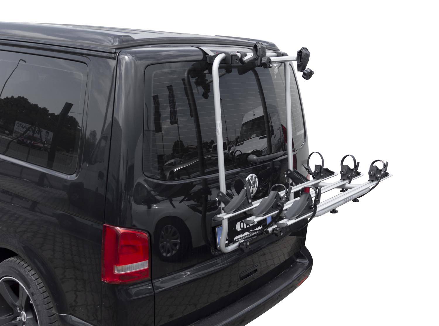 Fahrradträger Shadow für für VW T5 Multivan Bus Transporter Bulli 2003-2015 für 3 Fahrräder Räder Heckträger