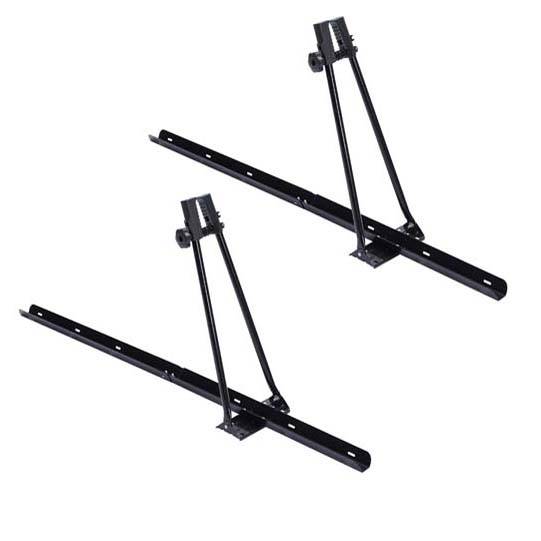 2x Fahrradträger ORION + Dachträger RAPID kompatibel mit für Suzuki Baleno (5Türer) 95-98