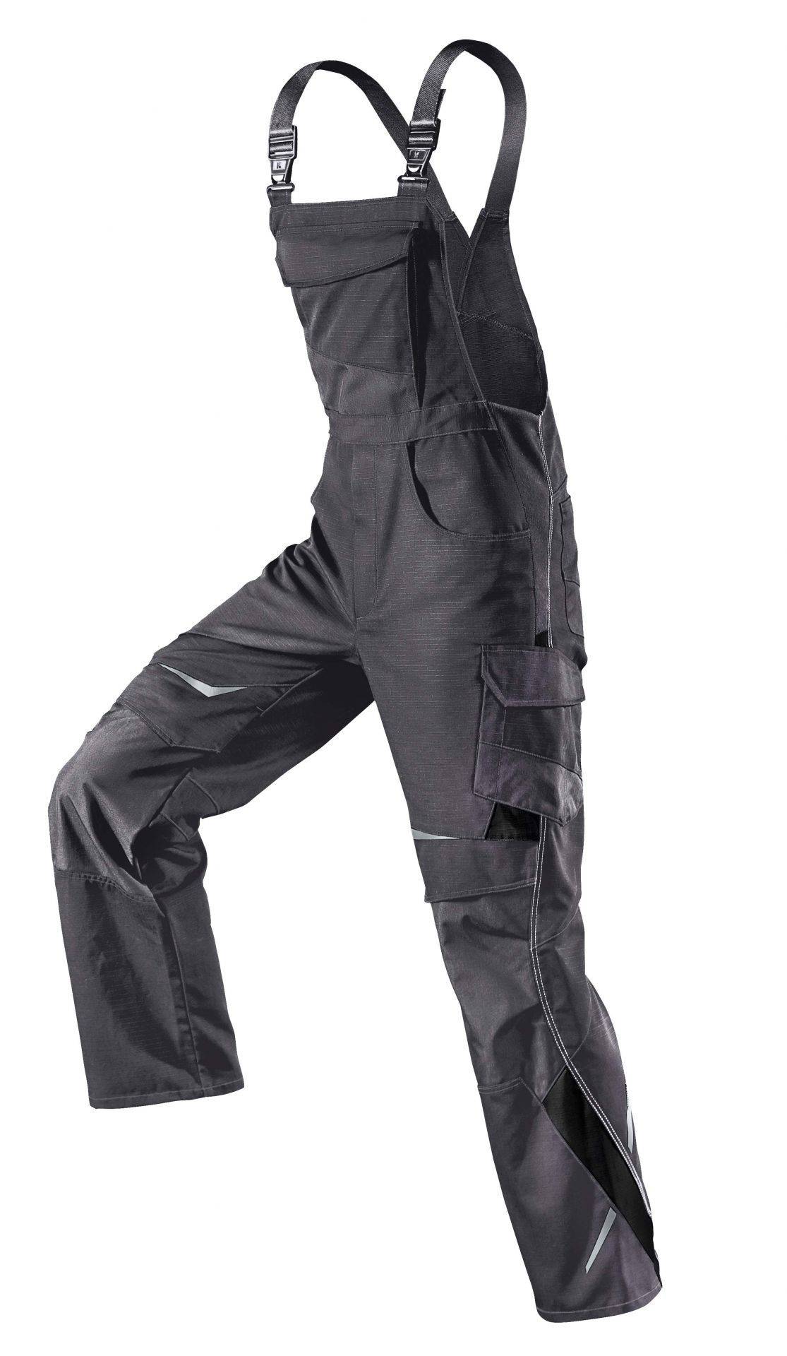 Kübler Latzhose Pulsschlag Farbe: Grau/Schwarz Gr. 54
