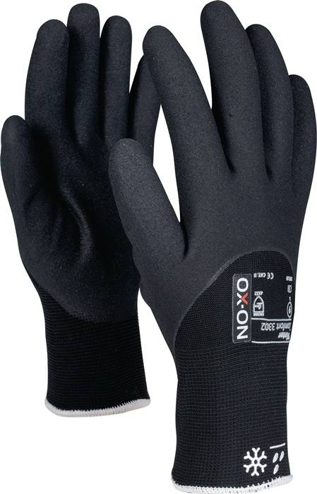 OX-ON 198.68 Kälteschutzhandschuhe Winter Comfort 3302 Größe 8 schwarz EN 388 ,