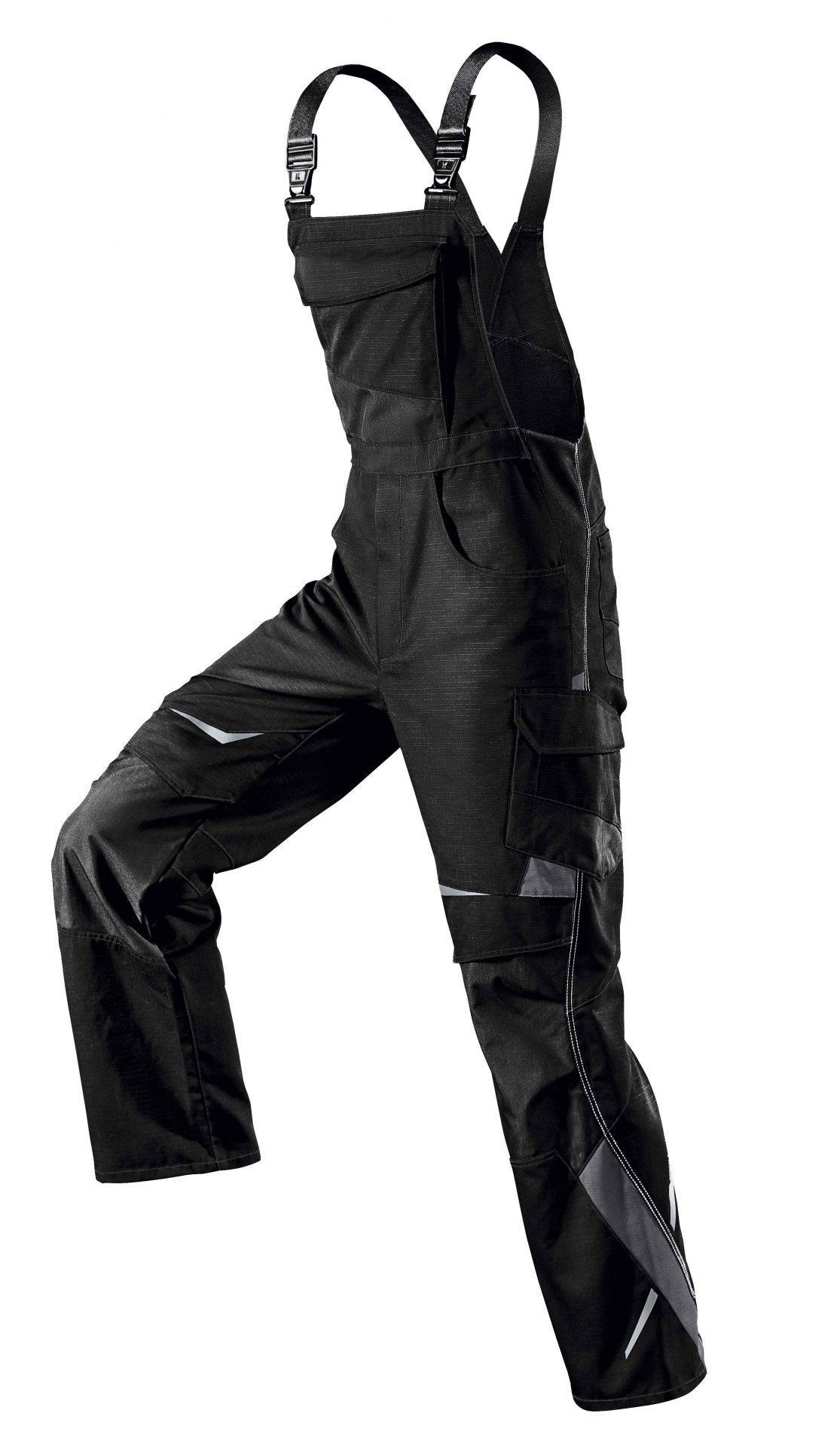 Kübler Latzhose Pulsschlag Farbe: Schwarz/Grau Gr. 52