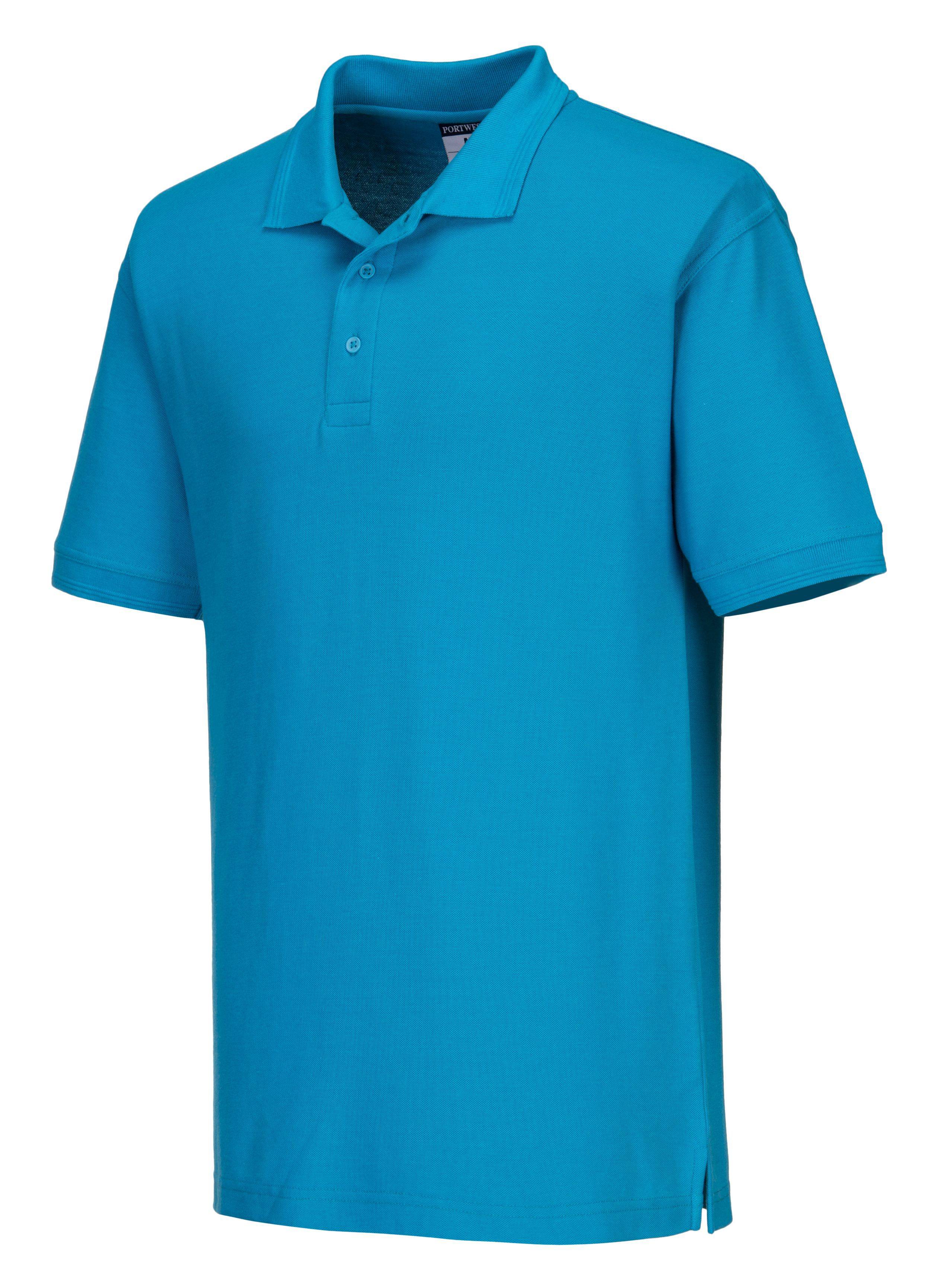 Portwest Herren Naples Polo-Shirt Farbe: Blau Gr. XL