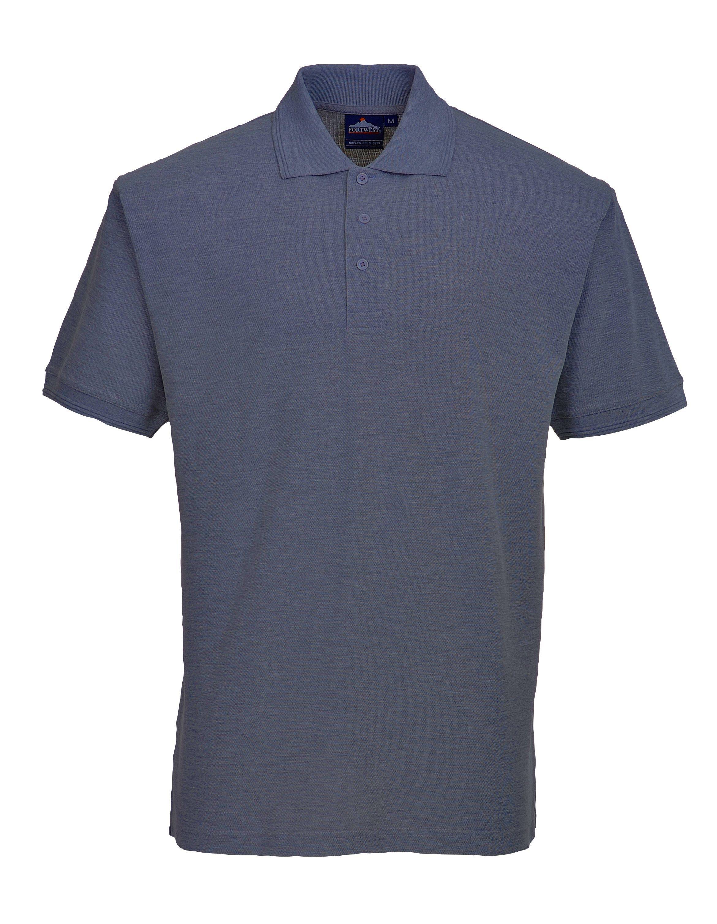 Portwest Herren Naples Polo-Shirt Farbe: Grau Gr. XL