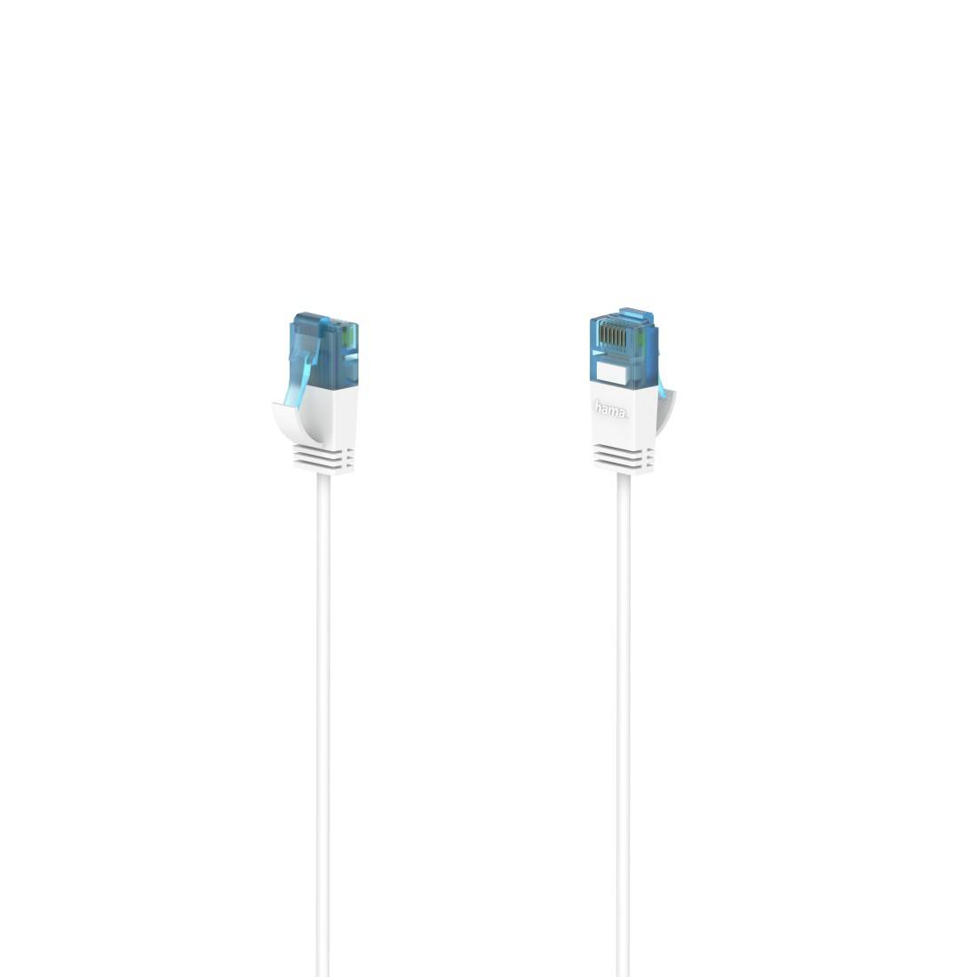 Hama Netzwerkkabel Flexi-Slim, CAT-6a, 10 Gbit/s, U/UTP, 3,00 m