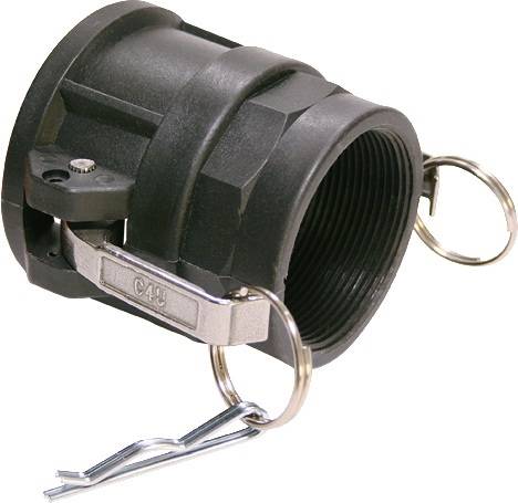 TEGUMA 5505013000 Hebelarmk.Kamlok Typ D PP 1/2 Zoll TEGUMA Mutterteil - Typ