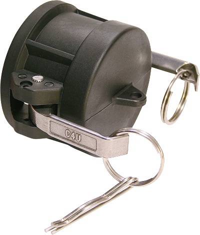 TEGUMA 5507019000 Hebelarmk.Kamlok Typ DC PP 3/4 Zoll TEGUMA Mutterteil-Kappe