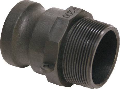 TEGUMA 5503075000 Hebelarmkupplung Kamlok Typ F Polypropylen 87,88 mm 3 ''