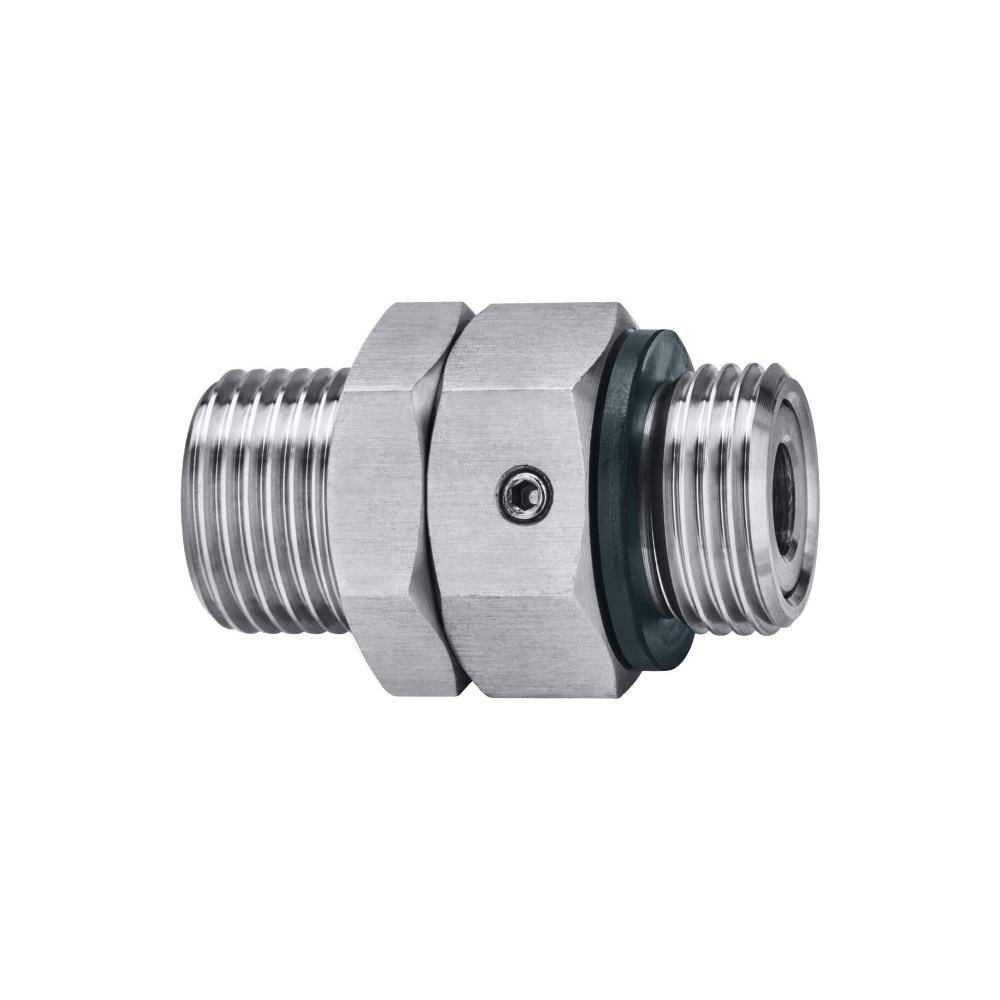 GEKA® Drehnippel E - Edelstahl - AG G1/2 auf AG G1/2 - VE 1 Stück - Preis per Stück