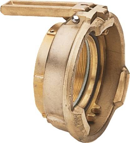 TEGUMA 5572100100 Tankwagenkupplung Typ MK Messing MK 100 Innengewinde 4 '' BSPP