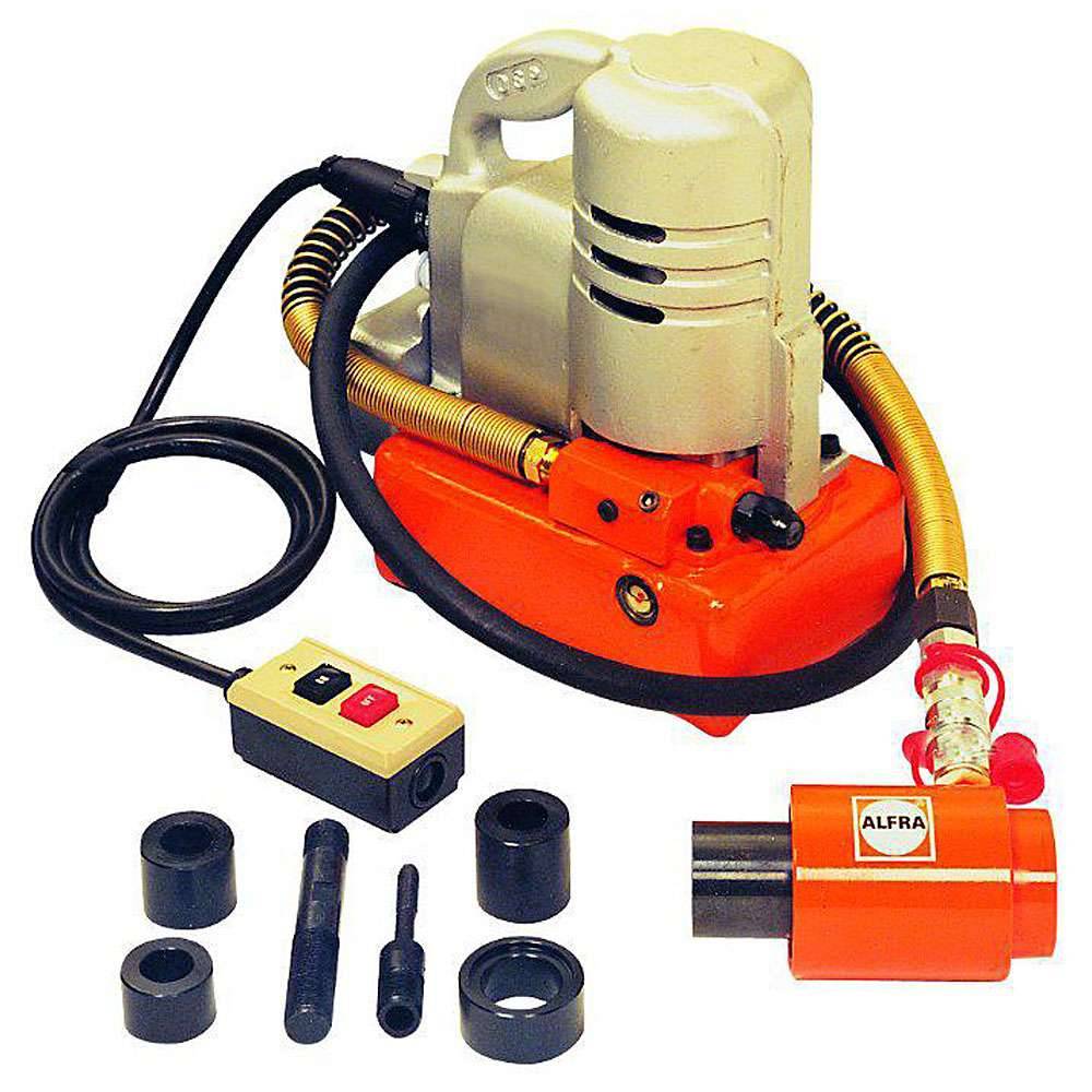 Lufthydraulikpumpe - ALFRA DSP- 230 V - 0,2 l/min - Tankvolumen 1,2 l - zweistufig