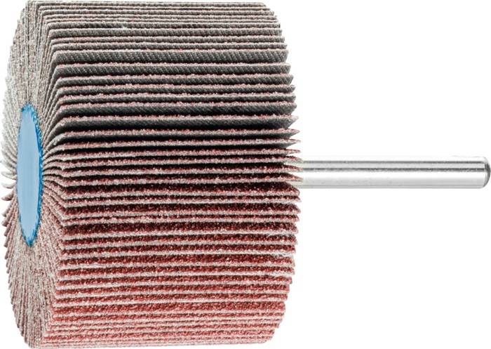 PFERD 44510066 Fächerschleifer Ø60xHmm K.60 Alu.Schaft-D.6mm PFERD Korund A ·