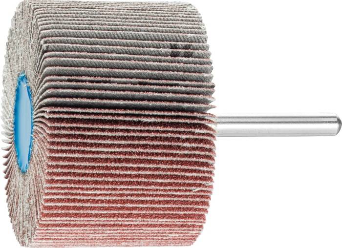 PFERD 44510086 Fächerschleifer Ø60xHmm K.80 Alu.Schaft-D.6mm PFERD Korund A ·