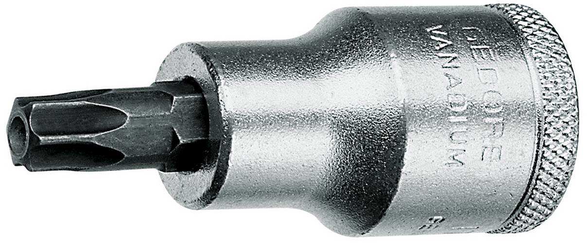 GEDORE 6201300 ITX 19 B T50 Schraubendrehereinsatz 1/2" TORX Stift T50 Steckschl